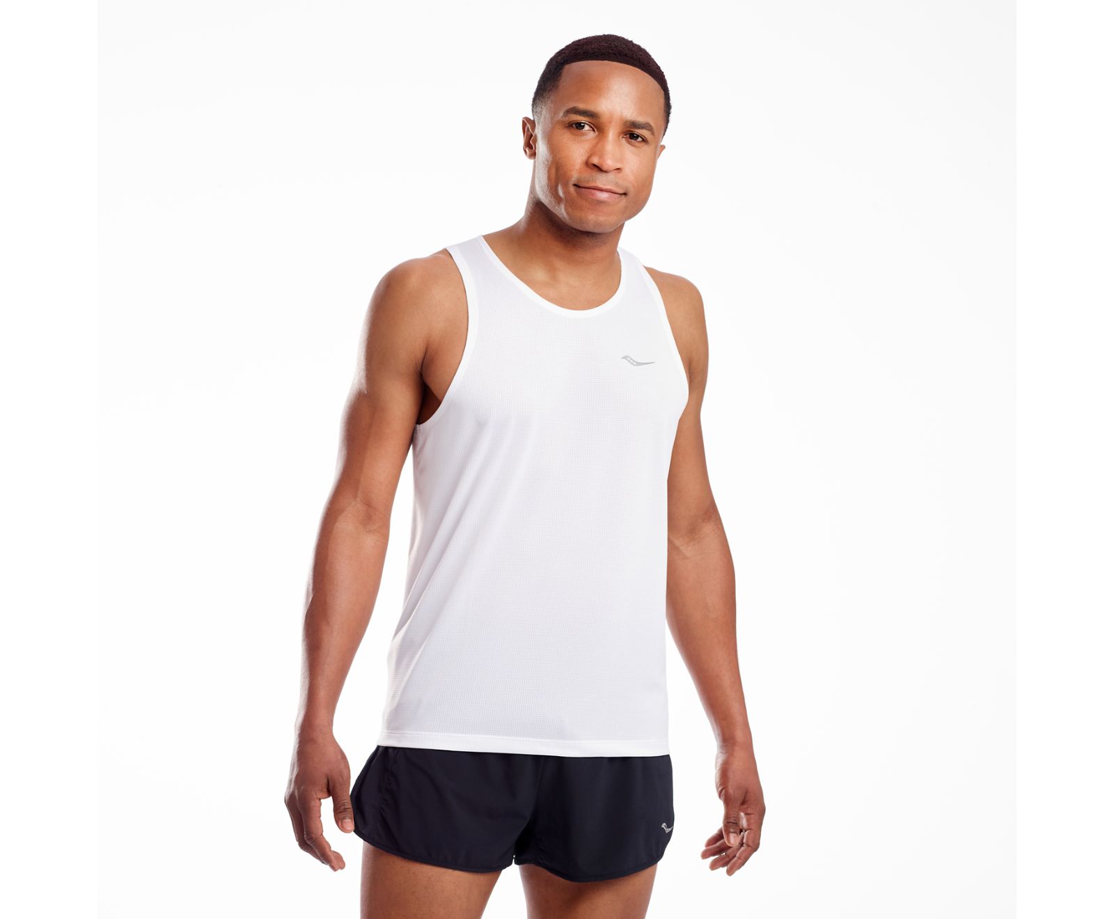 Saucony Stopwatch Singlet Men's Tanks White | AU 664FDNM